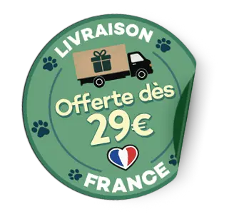 Badge livraison offerte dès 29€