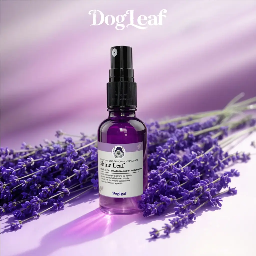 Shine Leaf – Spray brillance & démêlant naturel pour chien 