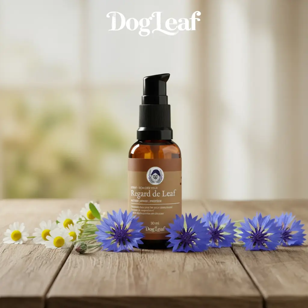 Regard de Leaf - Soin naturel pour les yeux du chien | DogLeaf